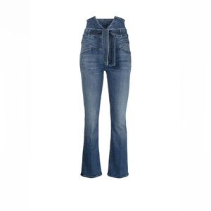 Mother tie waist jean ankle length size 28